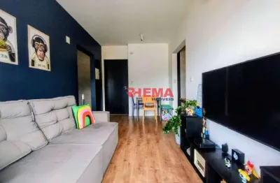 Apartamento com 1 dormitório à venda, 51 m² por r$ 455.000,00 - vila matias - santos/sp