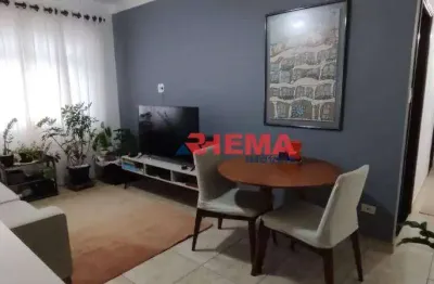 Apartamento com 1 dormitório à venda, 58 m² por r$ 339.000,00 - aparecida - santos/sp