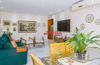 Apartamento à venda, 100 m² por r$ 750.000,00 - boqueirão - santos/sp