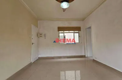 Apartamento com 2 dormitórios à venda, 70 m² por r$ 375.000,00 - gonzaga - santos/sp
