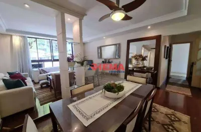 Apartamento com 3 dormitórios à venda, 159 m² por r$ 1.190.000,00 - boqueirão - santos/sp