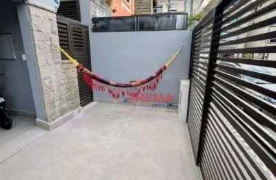 Casa com 3 dormitórios para alugar, 98 m² por r$ 6.900,00/mês - boqueirão - santos/sp