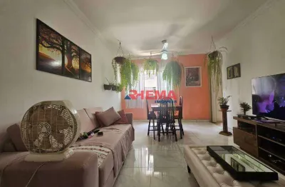 Apartamento com 2 dormitórios à venda, 74 m² por r$ 450.000,00 - campo grande - santos/sp