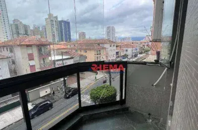 Apartamento para alugar, 160 m² por r$ 7.400,01/mês - embaré - santos/sp