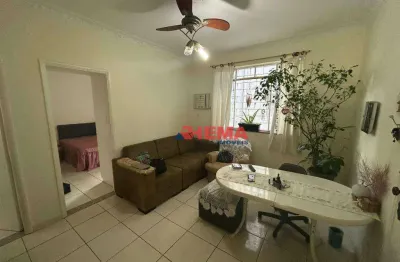 Apartamento com 2 dormitórios à venda, 65 m² por r$ 350.000,00 - campo grande - santos/sp