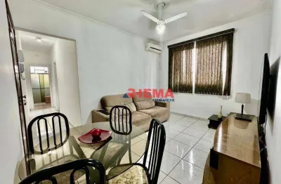 Apartamento com 2 dormitórios à venda, 61 m² por r$ 330.000,00 - marapé - santos/sp