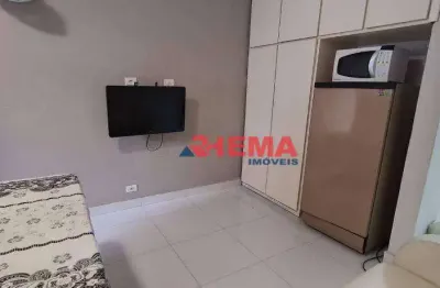 Kitnet com 1 dormitório à venda, 27 m² por r$ 215.000,00 - josé menino - santos/sp
