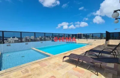 Apartamento com 3 dormitórios à venda, 107 m² por r$ 1.179.000,00 - embaré - santos/sp