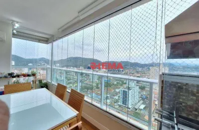 Apartamento para alugar, 88 m² por r$ 8.500,02/mês - campo grande - santos/sp