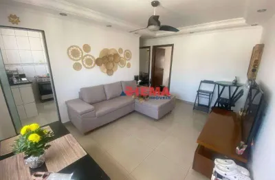 Apartamento com 2 dormitórios à venda, 68 m² por r$ 460.000,00 - boqueirão - santos/sp