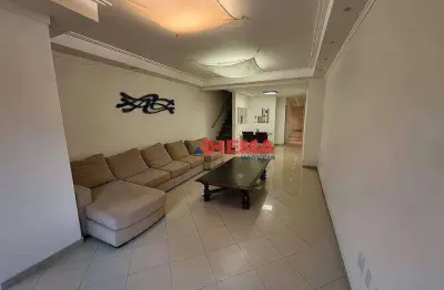 Sobrado com 4 dormitórios à venda, 185 m² por r$ 1.300.000,00 - aparecida - santos/sp