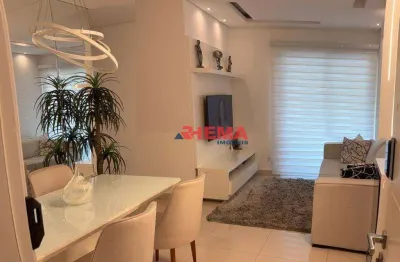 Apartamento com 1 dormitório à venda, 56 m² por r$ 737.000,00 - pompéia - santos/sp