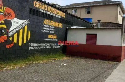 Terreno para alugar, 3389 m² por r$ 100.000,01/mês - vila belmiro - santos/sp