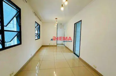 Apartamento com 1 dormitório à venda, 42 m² por r$ 369.000,00 - aparecida - santos/sp