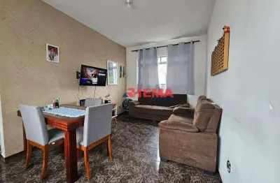 Apartamento com 2 dormitórios à venda, 73 m² por r$ 300.000,00 - vila belmiro - santos/sp