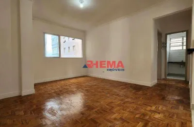 Apartamento com 1 dormitório à venda, 50 m² por r$ 395.000,00 - embaré - santos/sp