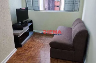 Apartamento para alugar, 42 m² por r$ 1.900,02/mês - itararé - são vicente/sp