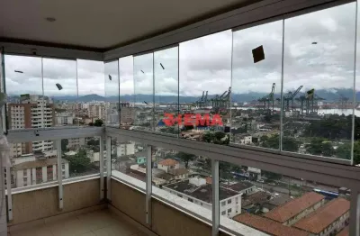 Apartamento com 2 dormitórios para alugar, 77 m² por r$ 6.900,01/mês - ponta da praia - santos/sp