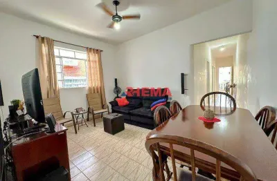 Apartamento com 2 dormitórios à venda, 90 m² por r$ 385.000,00 - boqueirão - santos/sp
