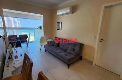 Apartamento com 1 dormitório à venda, 48 m² por r$ 650.000,00 - josé menino - santos/sp