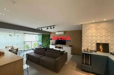 Apartamento com 2 dormitórios à venda, 84 m² por r$ 870.000,00 - marapé - santos/sp