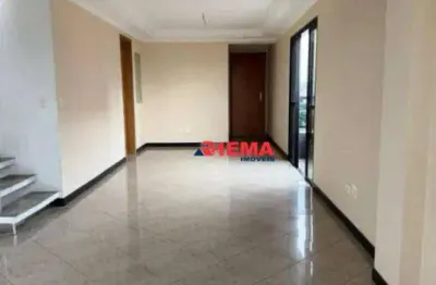 Cobertura com 3 dormitórios à venda, 280 m² por r$ 1.500.000,00 - ponta da praia - santos/sp
