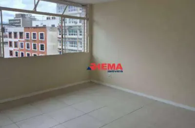 Conjunto para alugar, 45 m² por r$ 1.600,01/mês - centro - santos/sp