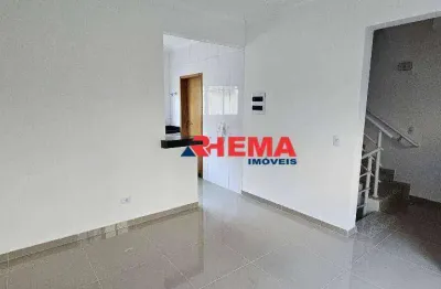 Sobrado com 2 dormitórios à venda, 103 m² por r$ 721.000,00 - marapé - santos/sp