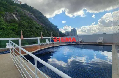 Apartamento com 2 dormitórios à venda, 68 m² por r$ 687.000 - marapé - santos/sp