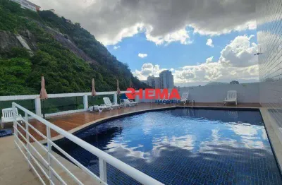 Apartamento para alugar, 68 m² por r$ 4.800,02/mês - marapé - santos/sp