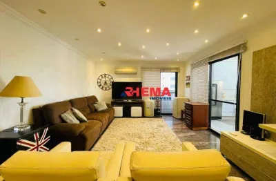 Cobertura com 3 dormitórios à venda, 227 m² por r$ 1.690.000,00 - ponta da praia - santos/sp