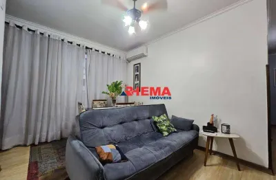 Apartamento com 3 dormitórios à venda, 81 m² por r$ 380.000,00 - campo grande - santos/sp