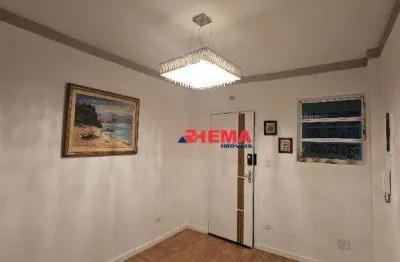 Apartamento com 1 dormitório à venda, 48 m² por r$ 370.000,00 - gonzaga - santos/sp