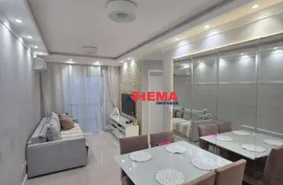 Apartamento com 2 dormitórios à venda, 60 m² por r$ 560.000,00 - vila matias - santos/sp