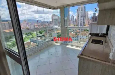 Apartamento com 3 dormitórios à venda, 123 m² por r$ 1.080.000,00 - pompéia - santos/sp