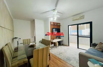 Apartamento com 2 dormitórios à venda, 89 m² por r$ 535.000,00 - macuco - santos/sp