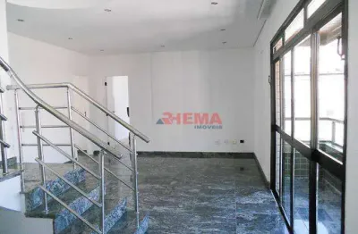Cobertura com 3 dormitórios à venda, 210 m² por r$ 2.650.000,00 - aparecida - santos/sp