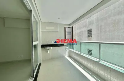 Apartamento com 2 dormitórios à venda, 76 m² por r$ 860.000,00 - embaré - santos/sp