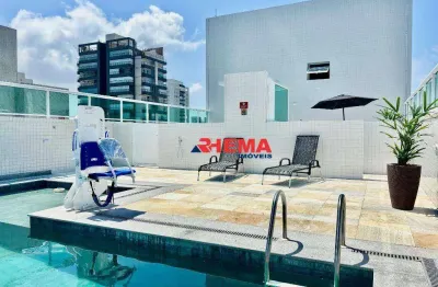 Apartamento com 2 dormitórios à venda, 73 m² por r$ 910.000,00 - embaré - santos/sp