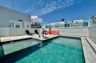Apartamento com 2 dormitórios à venda, 63 m² por r$ 860.000,00 - embaré - santos/sp