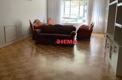 Apartamento com 3 dormitórios à venda, 210 m² por r$ 1.500.000,00 - gonzaga - santos/sp