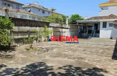 Terreno à venda, 369 m² por r$ 2.120.000,00 - aparecida - santos/sp