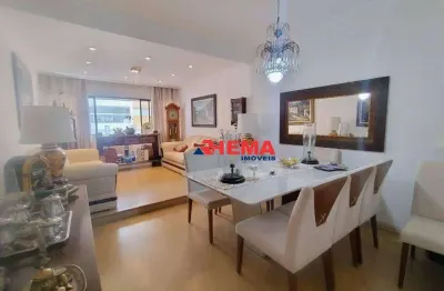 Cobertura com 4 dormitórios à venda, 200 m² por r$ 1.600.000,00 - embaré - santos/sp