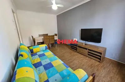 Apartamento com 1 dormitório à venda, 50 m² por r$ 463.000,00 - gonzaga - santos/sp