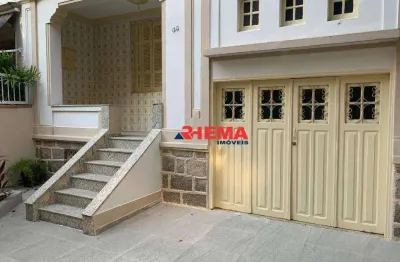 Casa para alugar, 262 m² por r$ 8.000,01/mês - aparecida - santos/sp