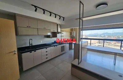 Apartamento com 2 dormitórios para alugar, 65 m² por r$ 6.028,00/mês - ponta da praia - santos/sp