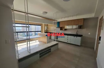Apartamento com 2 dormitórios para alugar, 65 m² por r$ 5.528,00/mês - ponta da praia - santos/sp