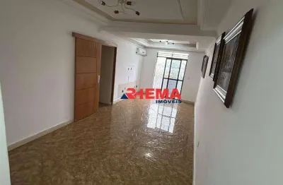 Apartamento para alugar, 157 m² por r$ 5.200,01/mês - aparecida - santos/sp