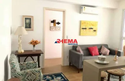 Apartamento para alugar, 49 m² por r$ 4.300,00/mês - ponta da praia - santos/sp