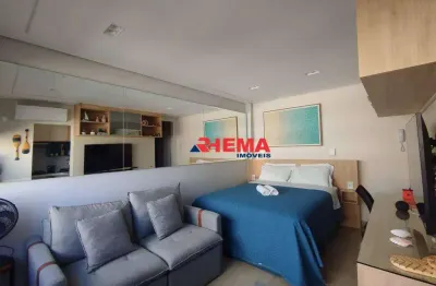 Kitnet com 1 dormitório à venda, 28 m² por r$ 550.000,00 - embaré - santos/sp